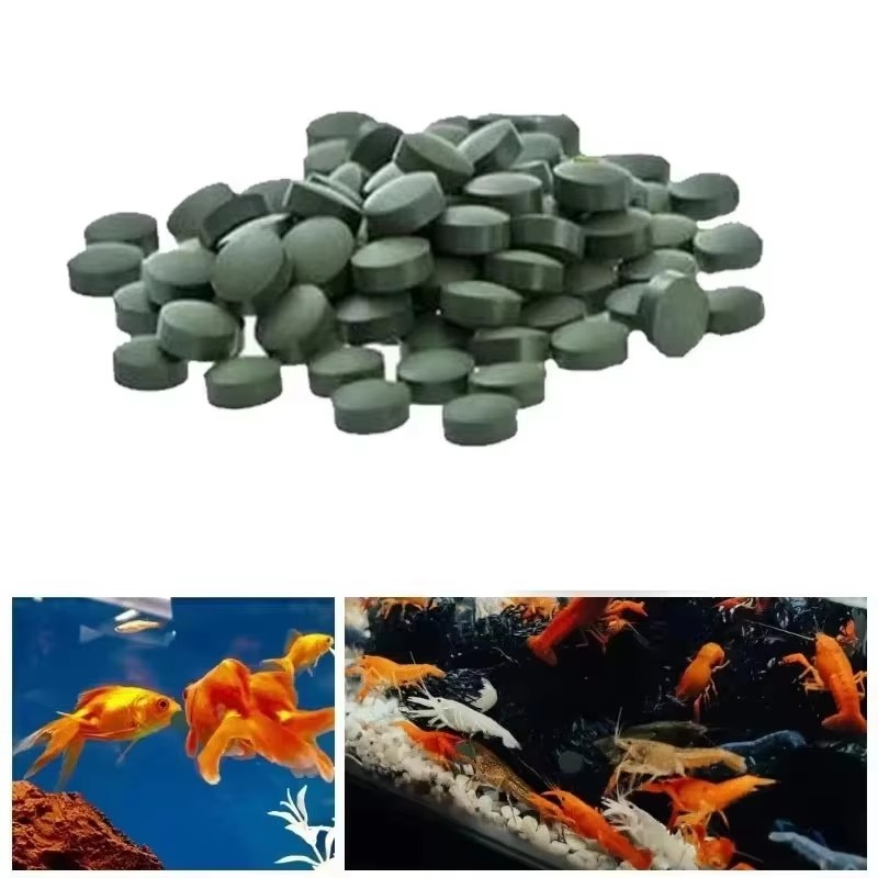 Aquarium Fish Vitamin - 100-3000pcs High Purity Spirulina Tablets Are