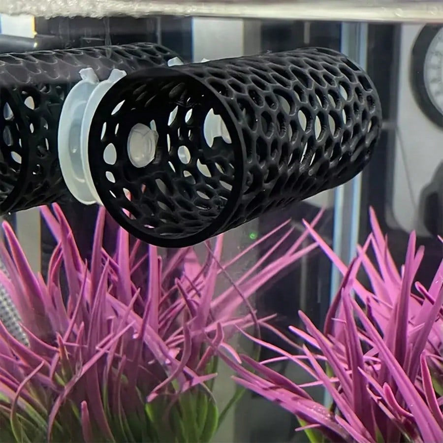 Aquarium Fish Black - Aquarium Fish Hideout Black Hollow Tube