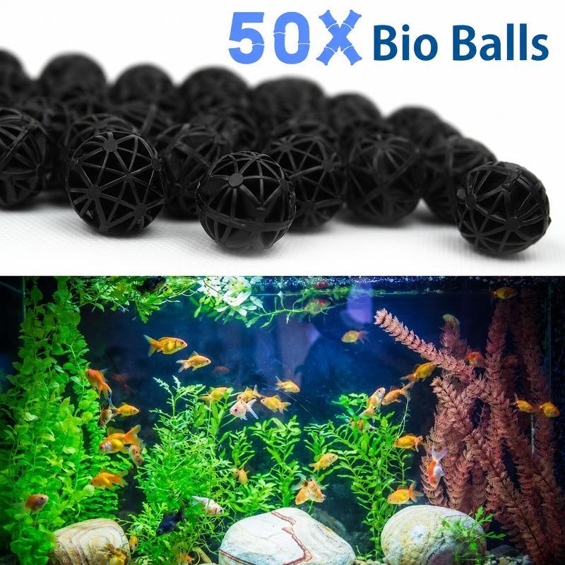 Aquarium Fish Accessories - 50Pcs 16mm Aquarium Bio Filter Balls
