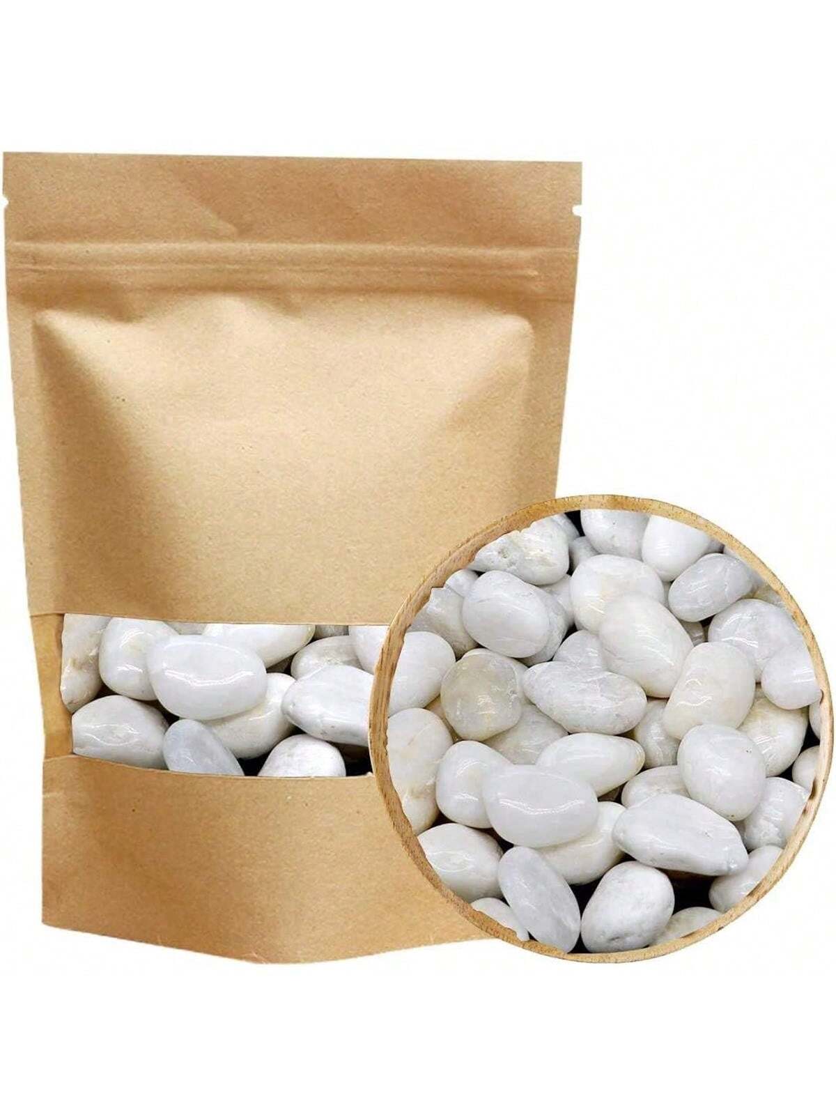 Aquarium Decoration Rock - River Rocks Decorative Ornamental White Pebbles