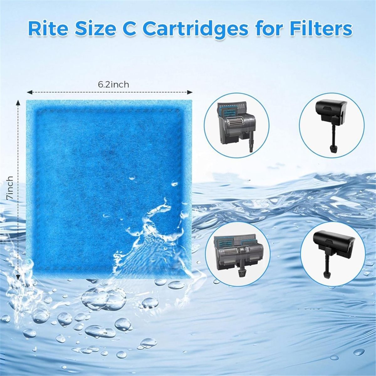 Aquarium Fish Rate - 《TOP RATED》10 Pcs Aquarium Filter Replacement
