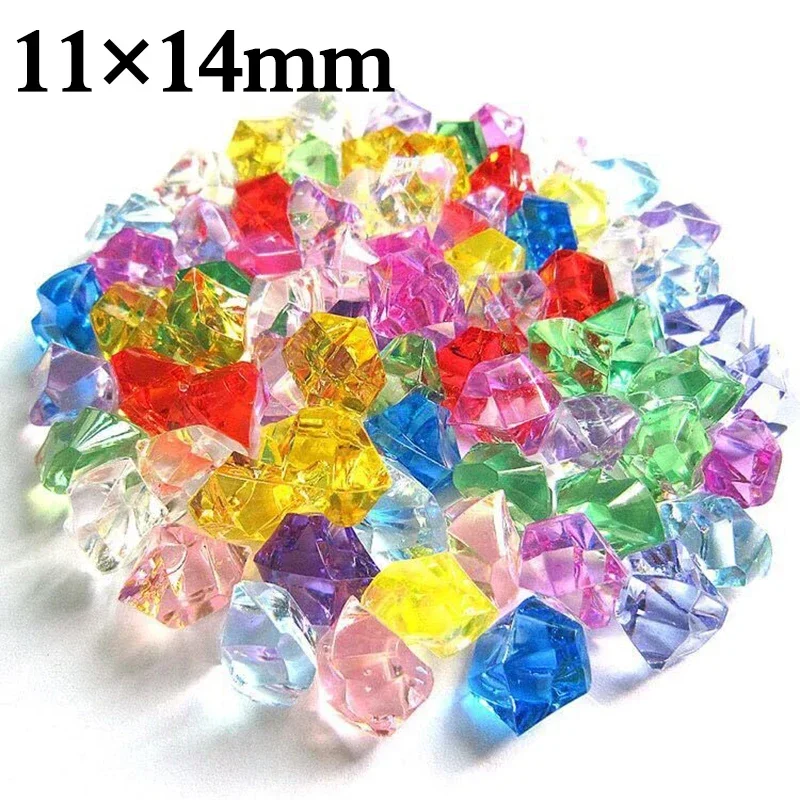 Aquarium Fish Colorful - 200pcs Acrylic Gem Stone Colorful Crushed