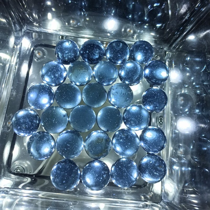 Aquarium Fish Fishing - Glass Marble 14/16/17mm Colored Glass Beads