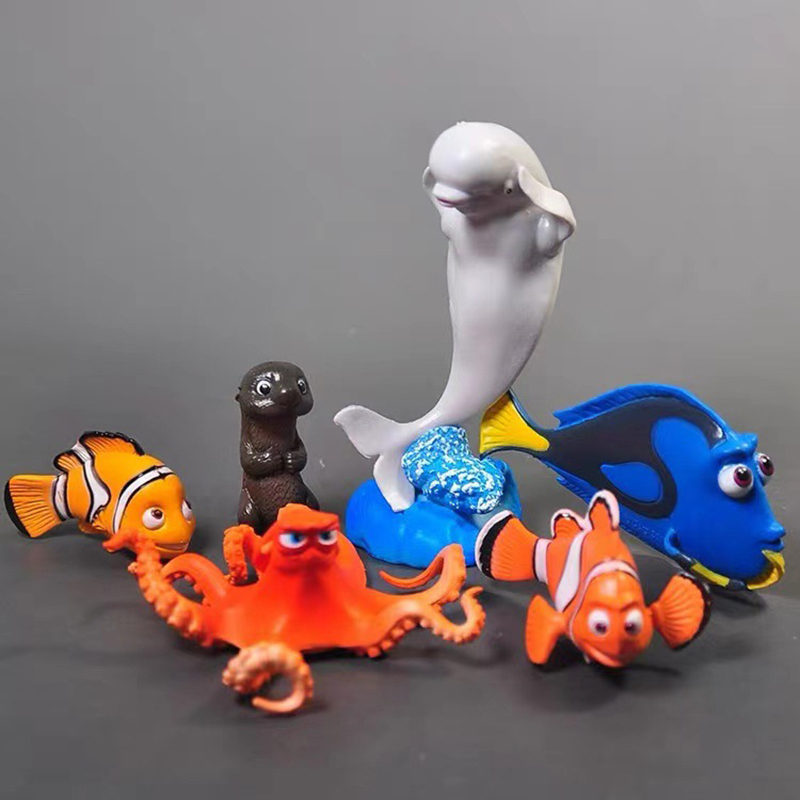 Cute 6 PC Dolls Statue World O - đánh giá và giá Aquarium Fish Dolphin