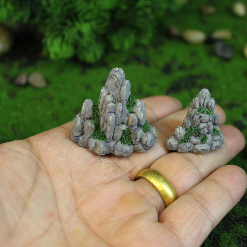 Mini Mountain Miniature Fake S - đánh giá và giá Aquarium Decoration Rock