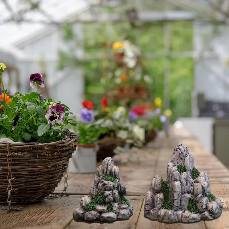 Mini Mountain Miniature Fake S - đánh giá và giá Aquarium Decoration Rock