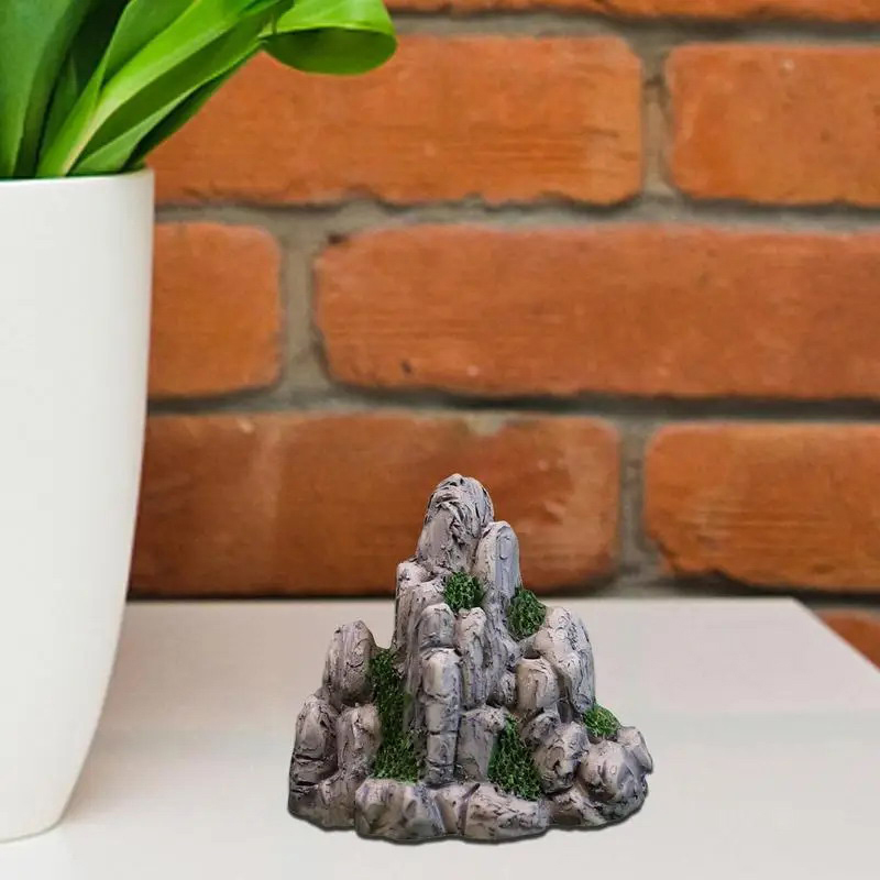 Mini Mountain Miniature Fake S - đánh giá và giá Aquarium Decoration Rock
