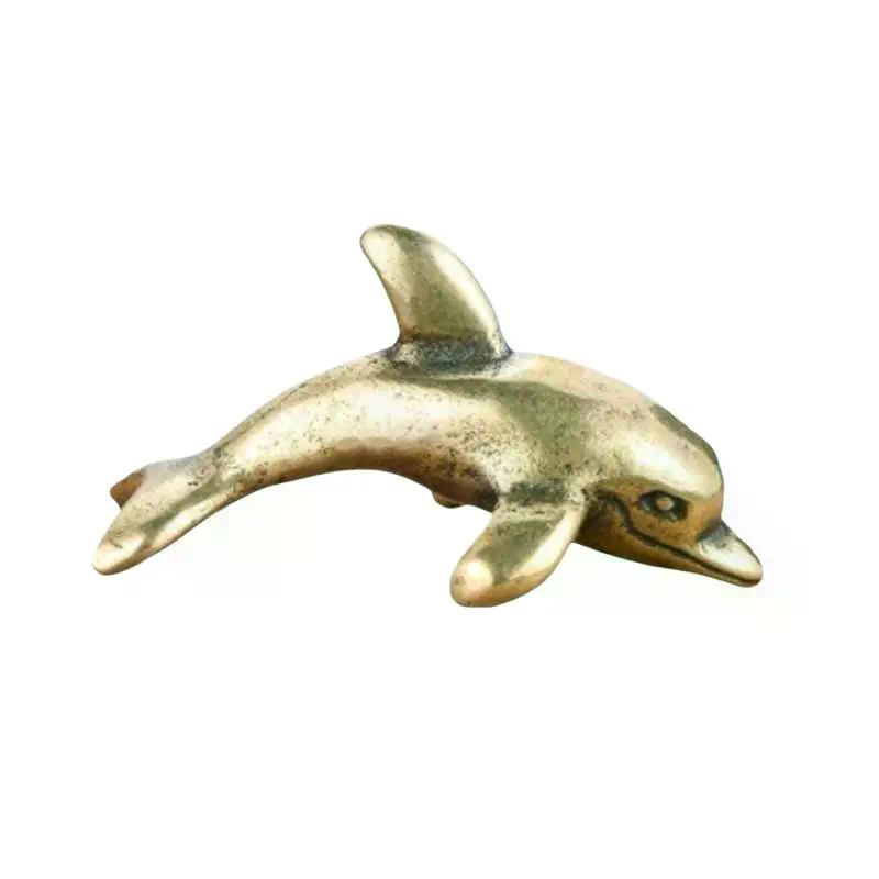 Brass Dolphin Figurine Vintage - đánh giá và giá Aquarium Fish Dolphin