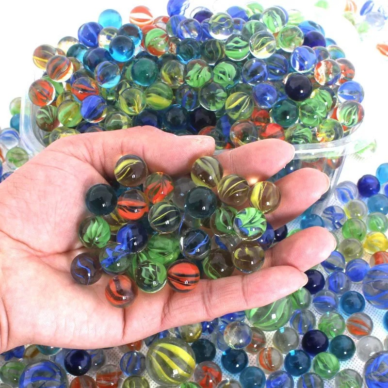 50Pcs 14mm Colorful Glass Marb - đánh giá và giá Aquarium Fish Accessories