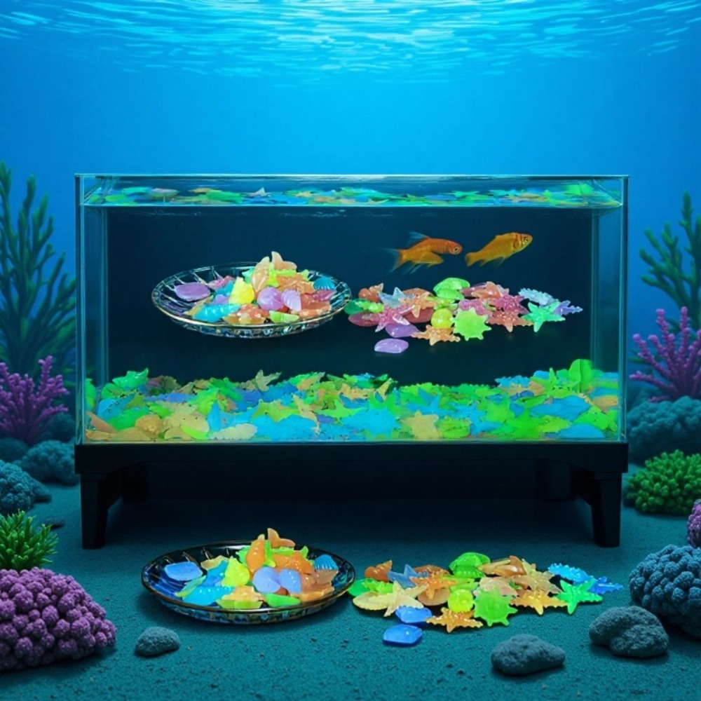 Glowing Luminous Ocean Stones  - đánh giá và giá Aquarium Fish Fishing