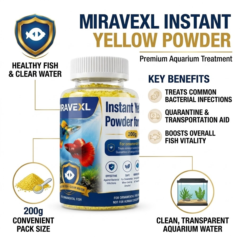All-in-One Instant Yellow Powd - đánh giá và giá Aquarium Fish Vitamin
