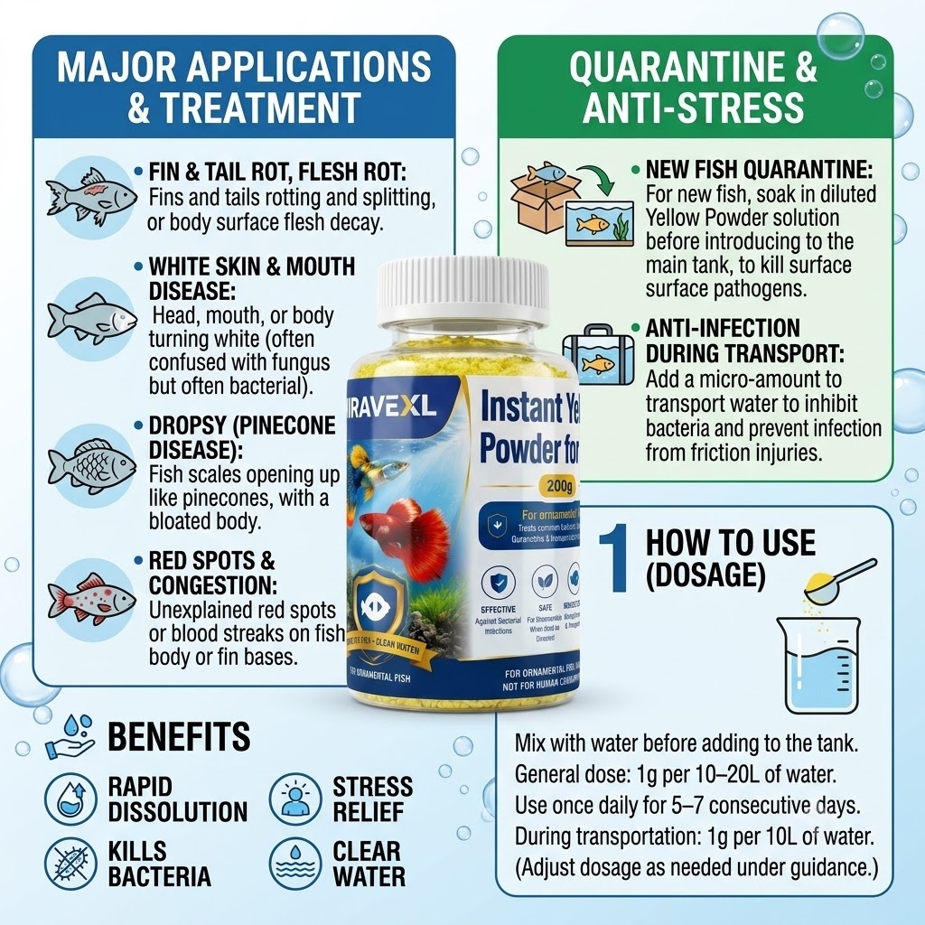 All-in-One Instant Yellow Powd - đánh giá và giá Aquarium Fish Vitamin
