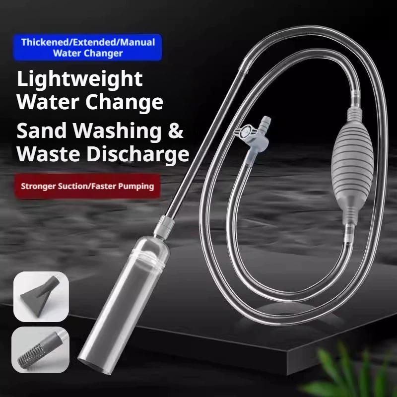 Manual Aquarium Siphon Fish Ta - đánh giá và giá Aquarium Fish Tank Cleaner