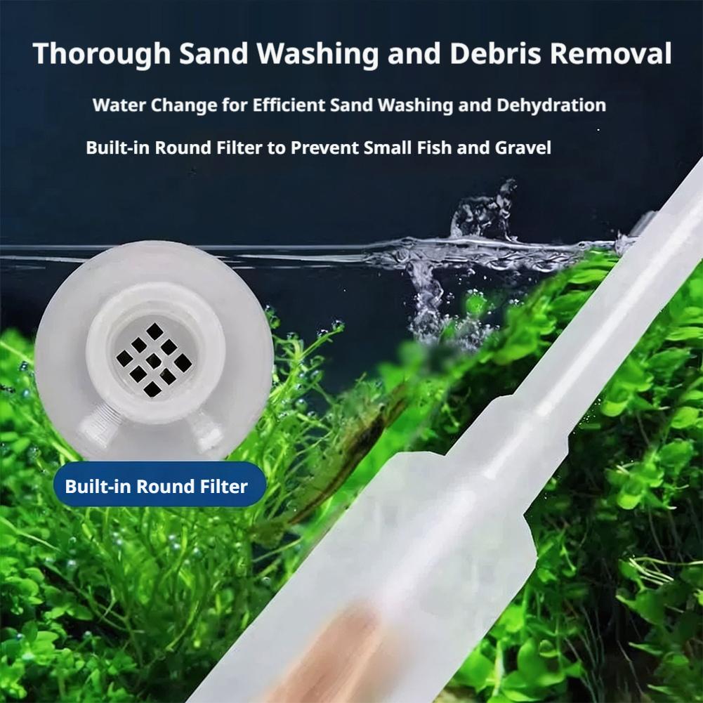 Manual Aquarium Siphon Fish Ta - đánh giá và giá Aquarium Fish Tank Cleaner