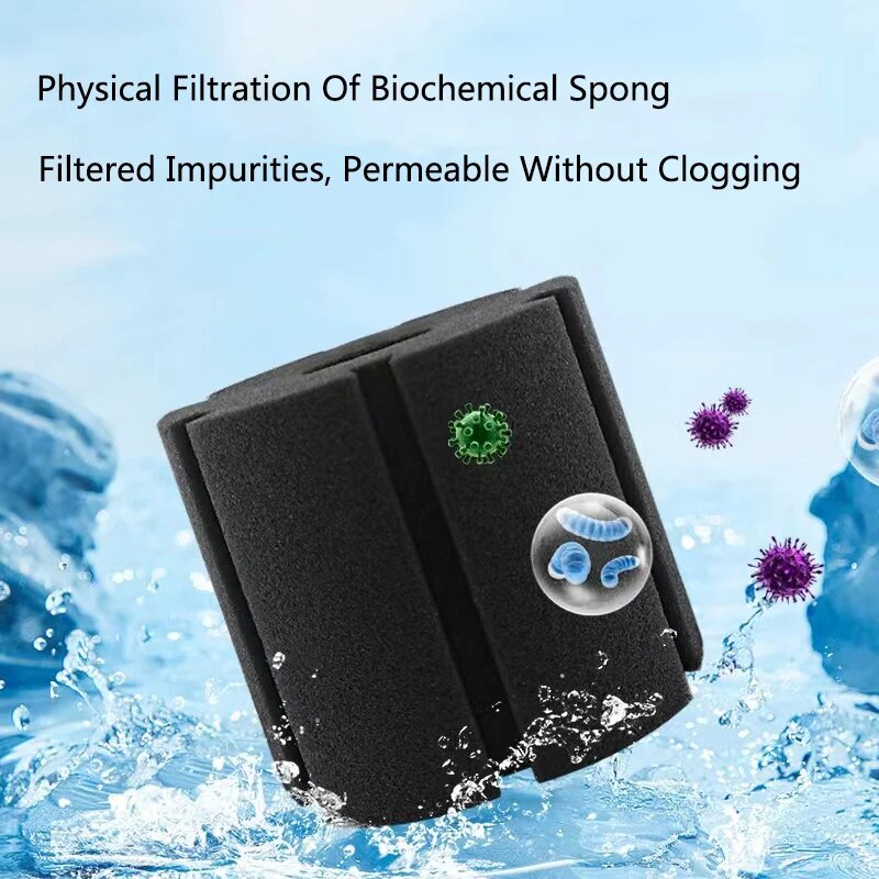 Black Spong Filter for Aquariu - đánh giá và giá Aquarium Fish Black