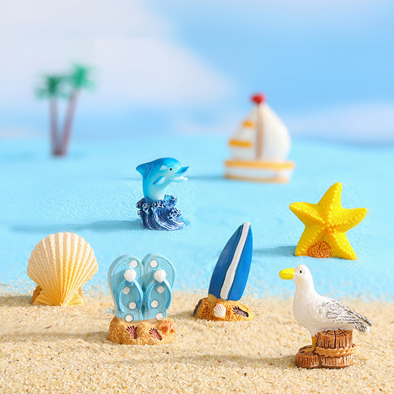 Cartoon Surfboard Seashells Se - đánh giá và giá Aquarium Fish Dolphin