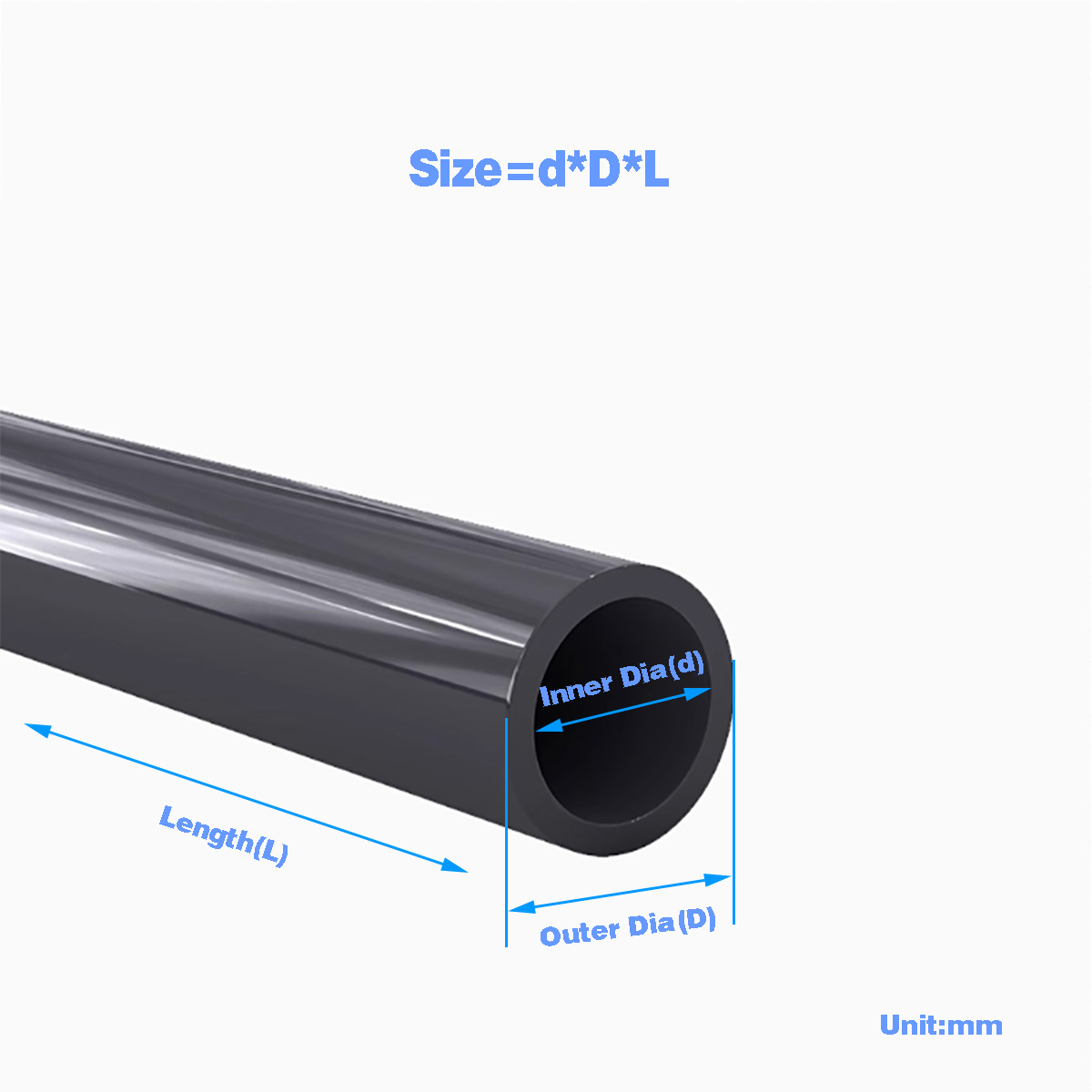 Black PVC Plastic Pipe Hollow  - đánh giá và giá Aquarium Fish Black
