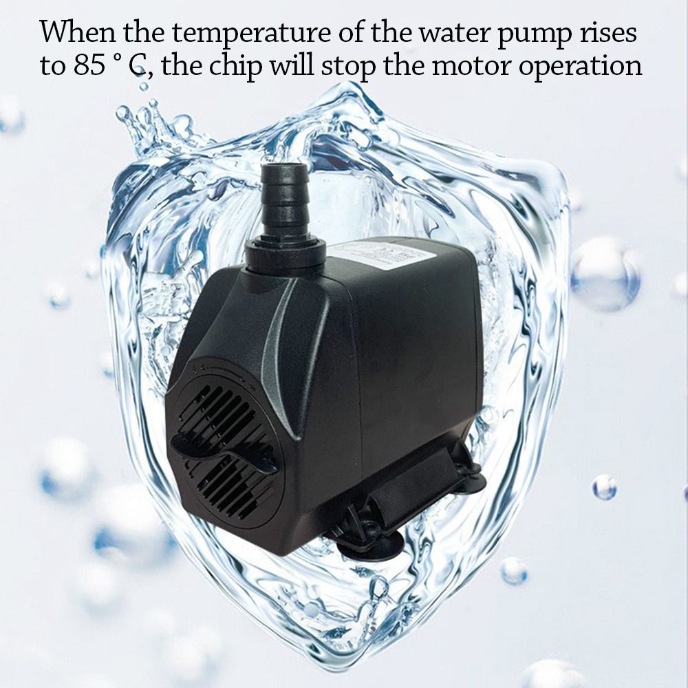 Black Submersible Water Pump U - đánh giá và giá Aquarium Fish Black