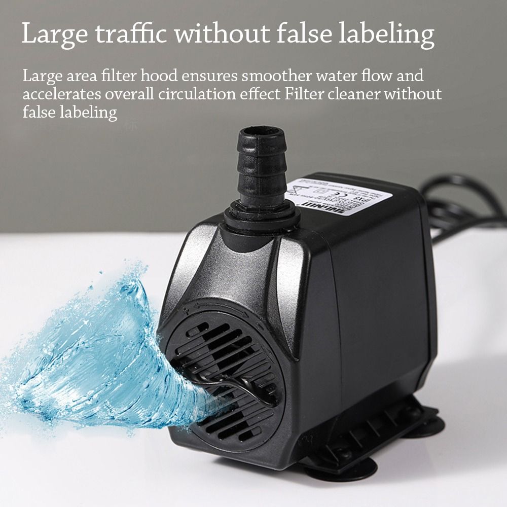 Black Submersible Water Pump U - đánh giá và giá Aquarium Fish Black