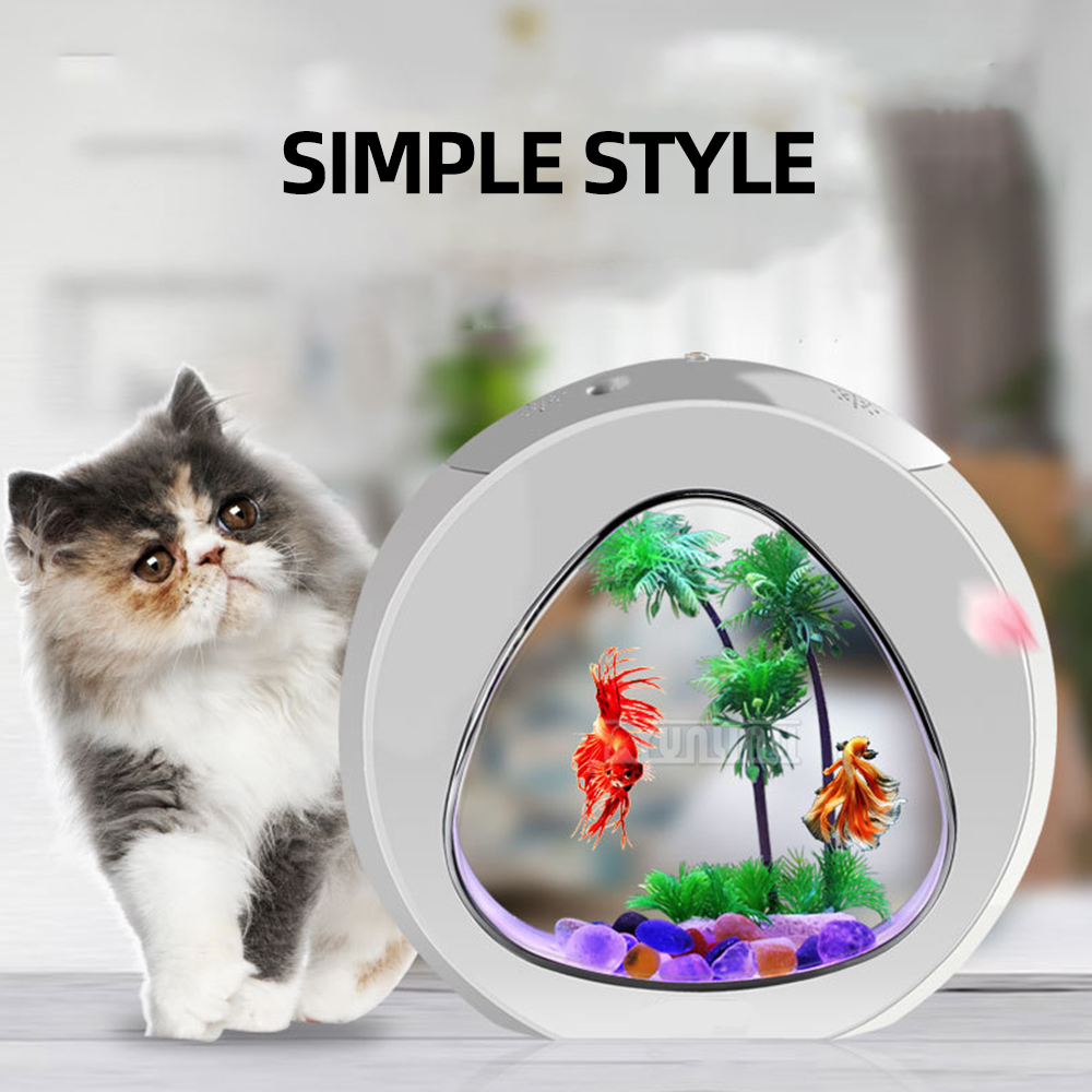 4L/6L/13L Creative Desktop Fis - đánh giá và giá Aquarium Fish In Bowl