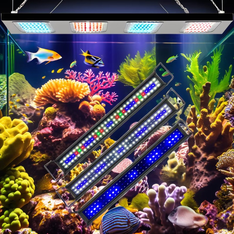 172145 RGB 30W LED Aquarium Li - đánh giá và giá Aquarium Fish Rate