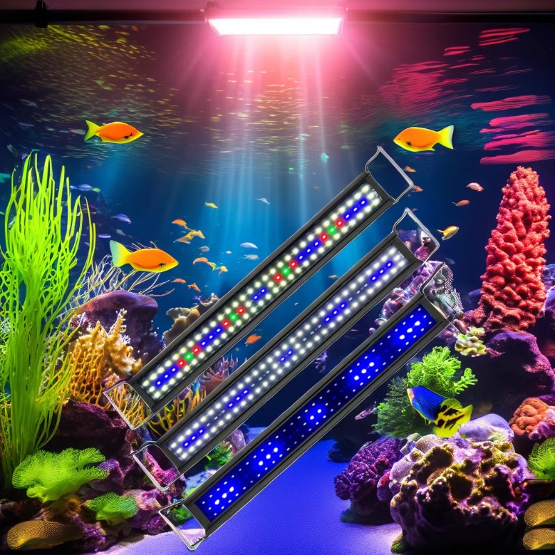 172145 RGB 30W LED Aquarium Li - đánh giá và giá Aquarium Fish Rate