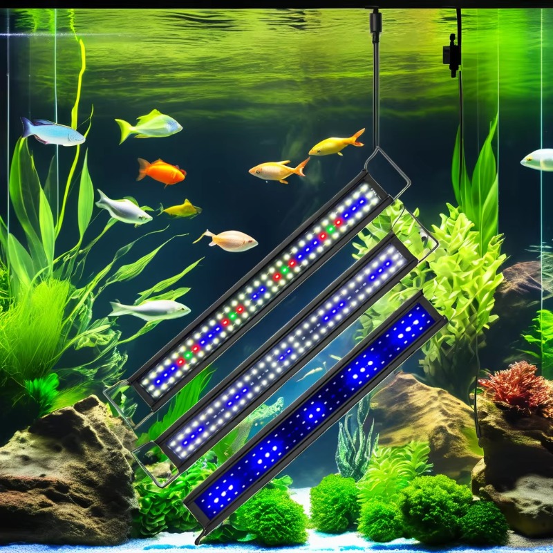 172145 RGB 30W LED Aquarium Li - đánh giá và giá Aquarium Fish Rate