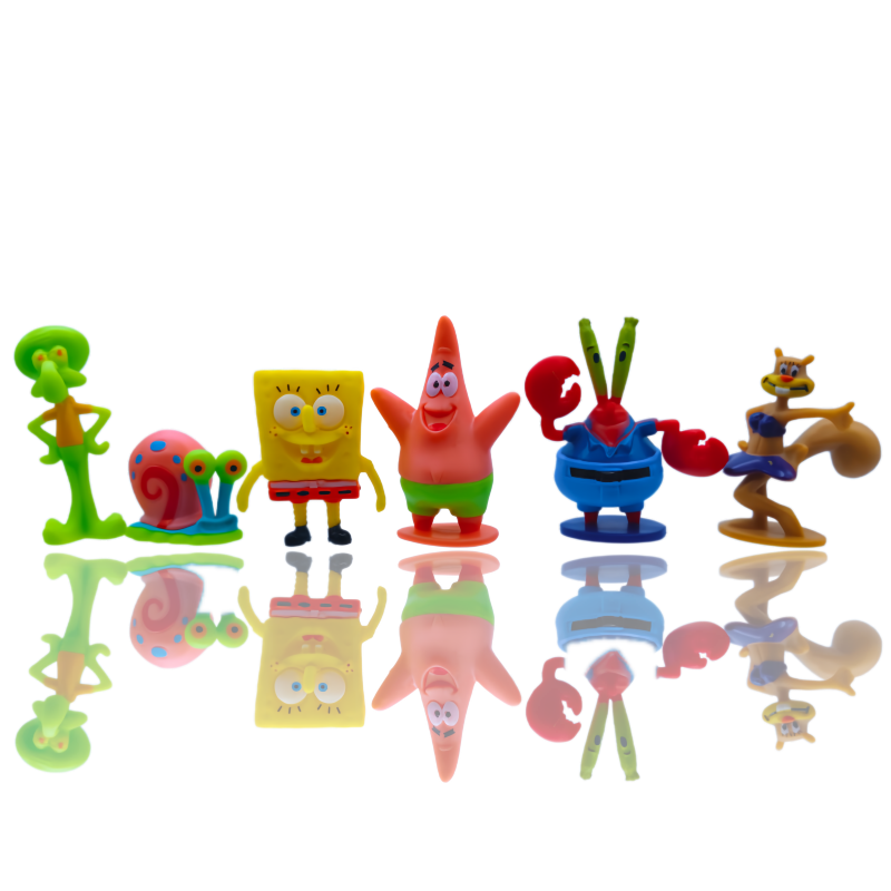 6pcs SpongeBob Fish Tank Decor - đánh giá và giá Aquarium Fish Fishing