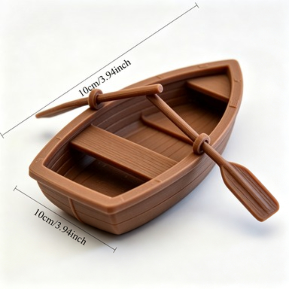 Mini Double Oar Wooden Boat Aq - đánh giá và giá Aquarium Fish Cichlid