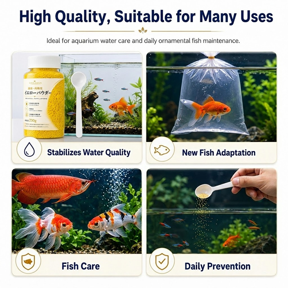 SIKEZHAN 230g Yellow Powder Gr - đánh giá và giá Aquarium Fish Vitamin