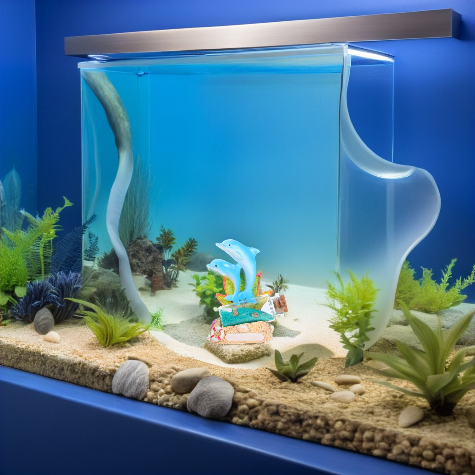 Dolphin Resin Sculpture Drift  - đánh giá và giá Aquarium Fish Dolphin