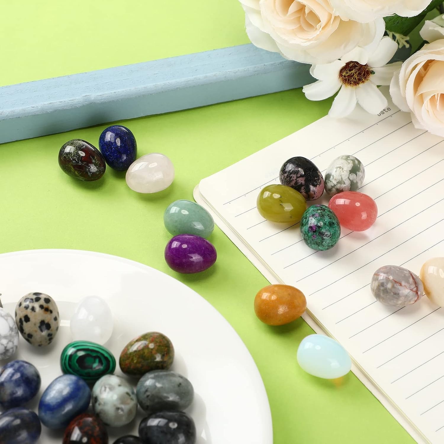 8  pcs natural crystal beads,  - đánh giá và giá Aquarium Fish Cichlid