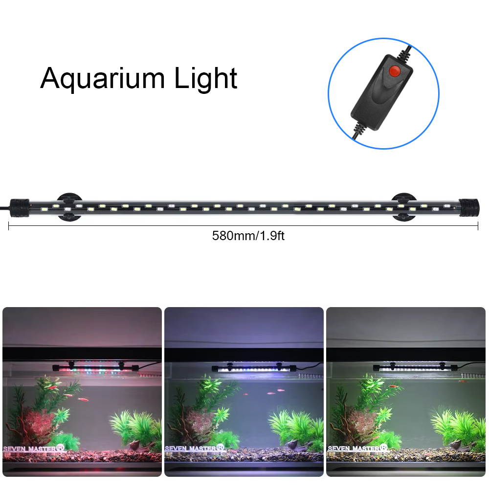 58CM  Aquarium Light LED Plant - đánh giá và giá Aquarium Fish Enrichment