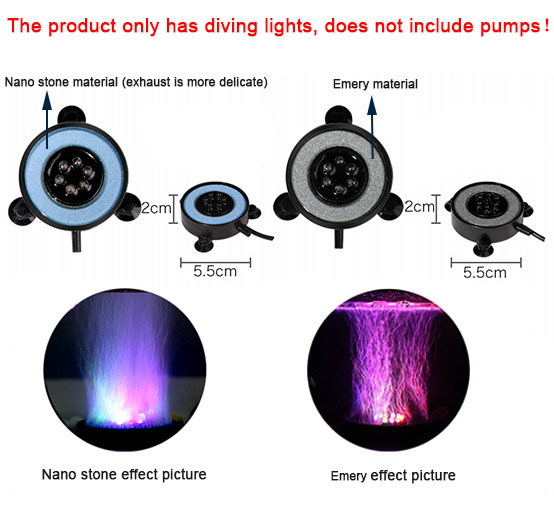 Đèn LED Bể Cá Bong Bóng Khí Sá - đánh giá và giá Aquarium Fish Colorful