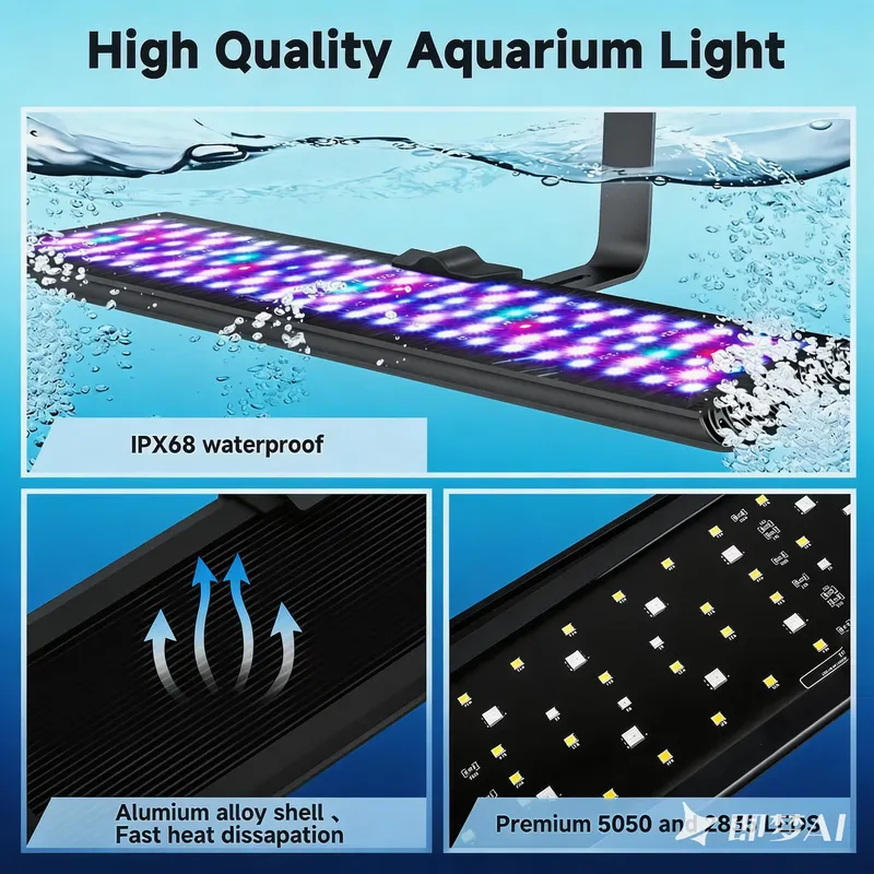 DIY Full Spectrum Adjustable T - đánh giá và giá Aquarium Fish Rate