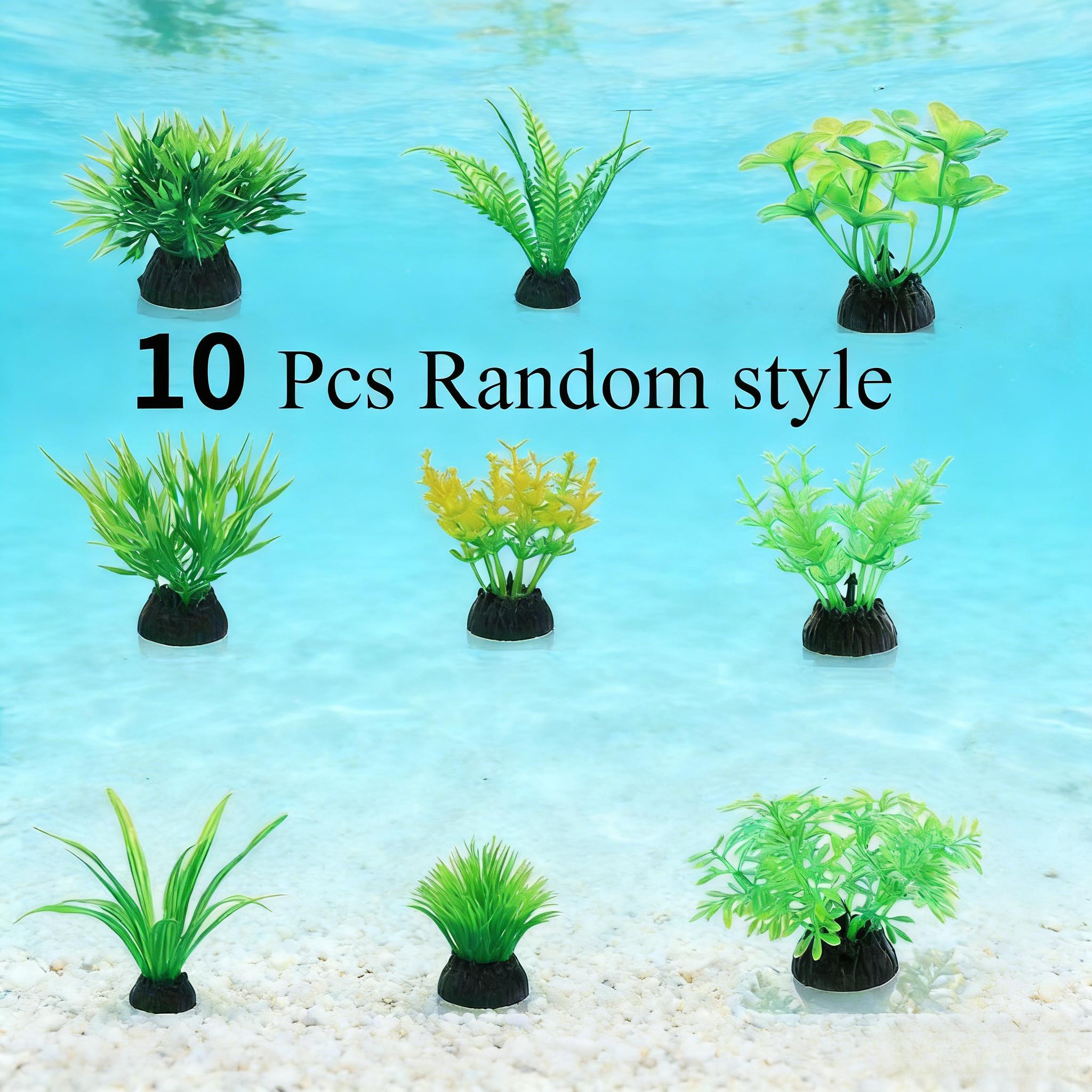 10Pcs Green Artificial Aquariu - đánh giá và giá Aquarium Fish Green