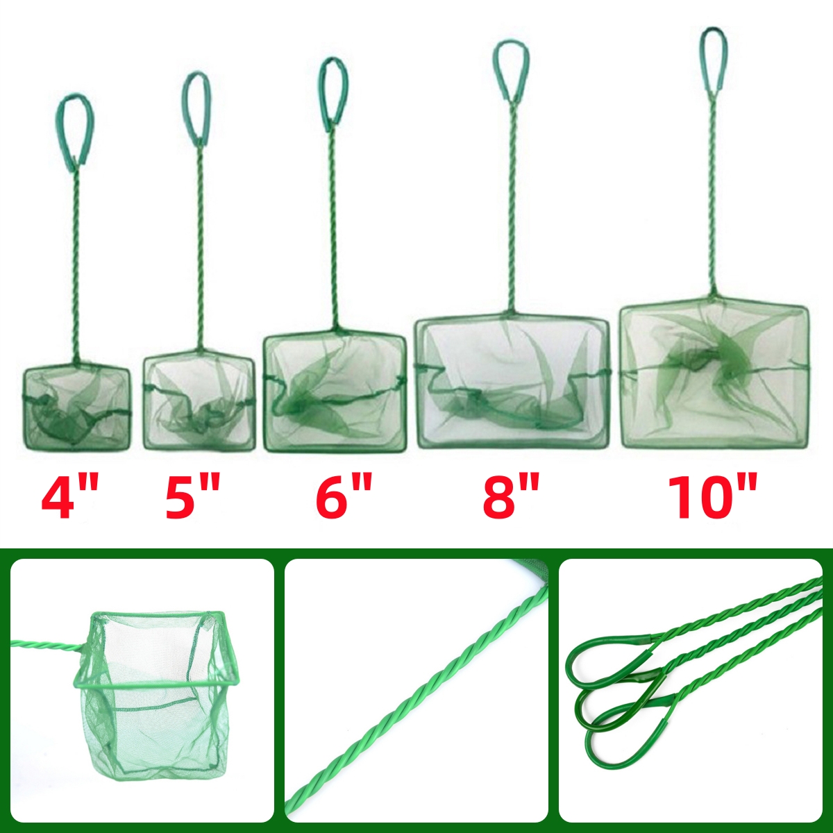 3~10 Inch Portable Nylon Green - đánh giá và giá Aquarium Fish Green