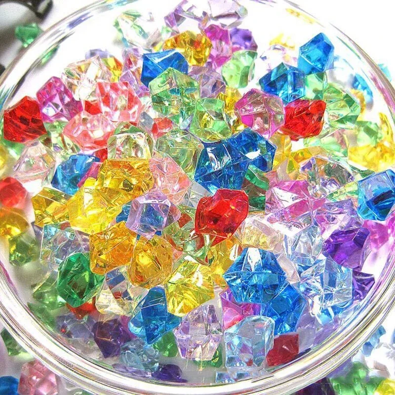 200pcs Acrylic Gem Stone Color - đánh giá và giá Aquarium Fish Colorful