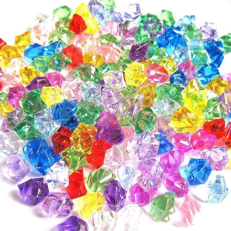 200pcs Acrylic Gem Stone Color - đánh giá và giá Aquarium Fish Colorful