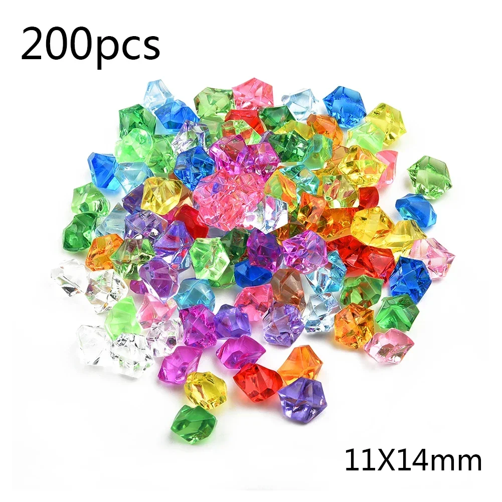 200pcs Acrylic Gem Stone Color - đánh giá và giá Aquarium Fish Colorful