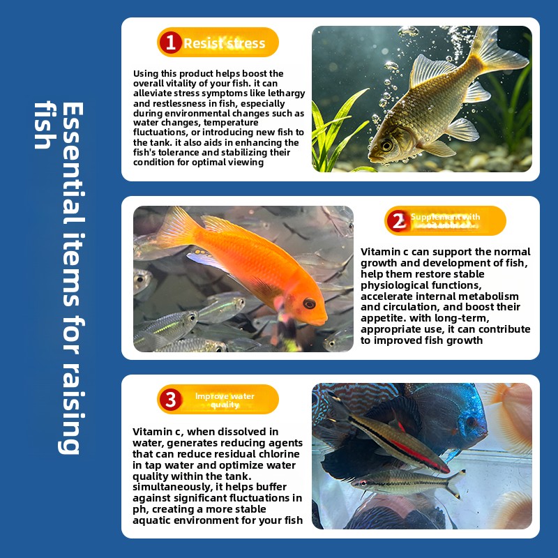 VOONLINE VC Vitamin C Efferves - đánh giá và giá Aquarium Fish Vitamin
