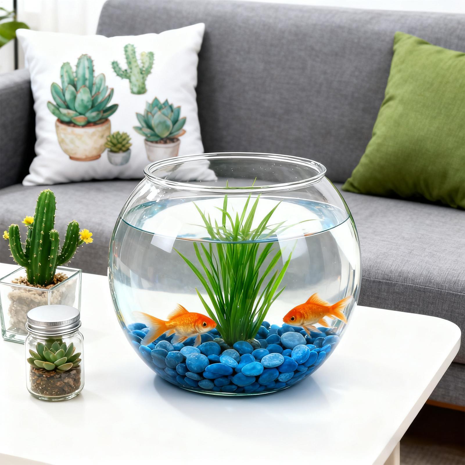 Bubble Bowl Space-Saving Aquar - đánh giá và giá Aquarium Fish In Bowl