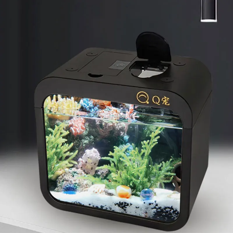 Desktop Transparent Acrylic Fi - đánh giá và giá Aquarium Fish In Bowl